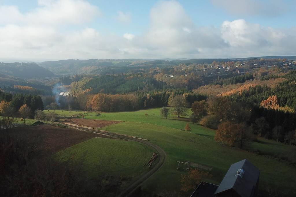 Le Grand Cerf 25 Pers, Malmedy- Chalet Rustique, Jardin 외부 사진
