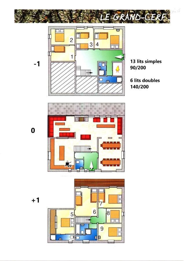 Le Grand Cerf 25 Pers, Malmedy- Chalet Rustique, Jardin 외부 사진