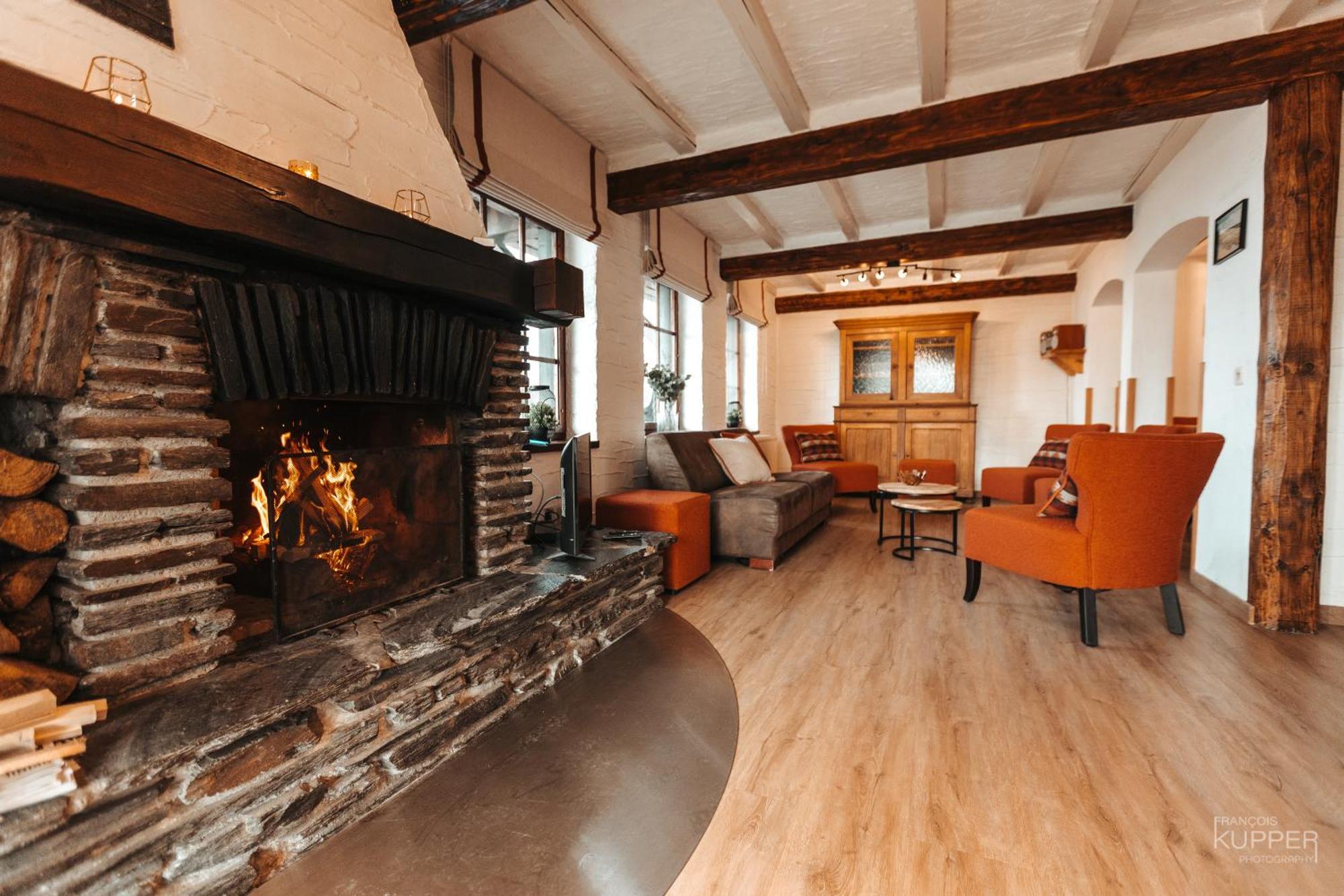 Le Grand Cerf 25 Pers, Malmedy- Chalet Rustique, Jardin 외부 사진