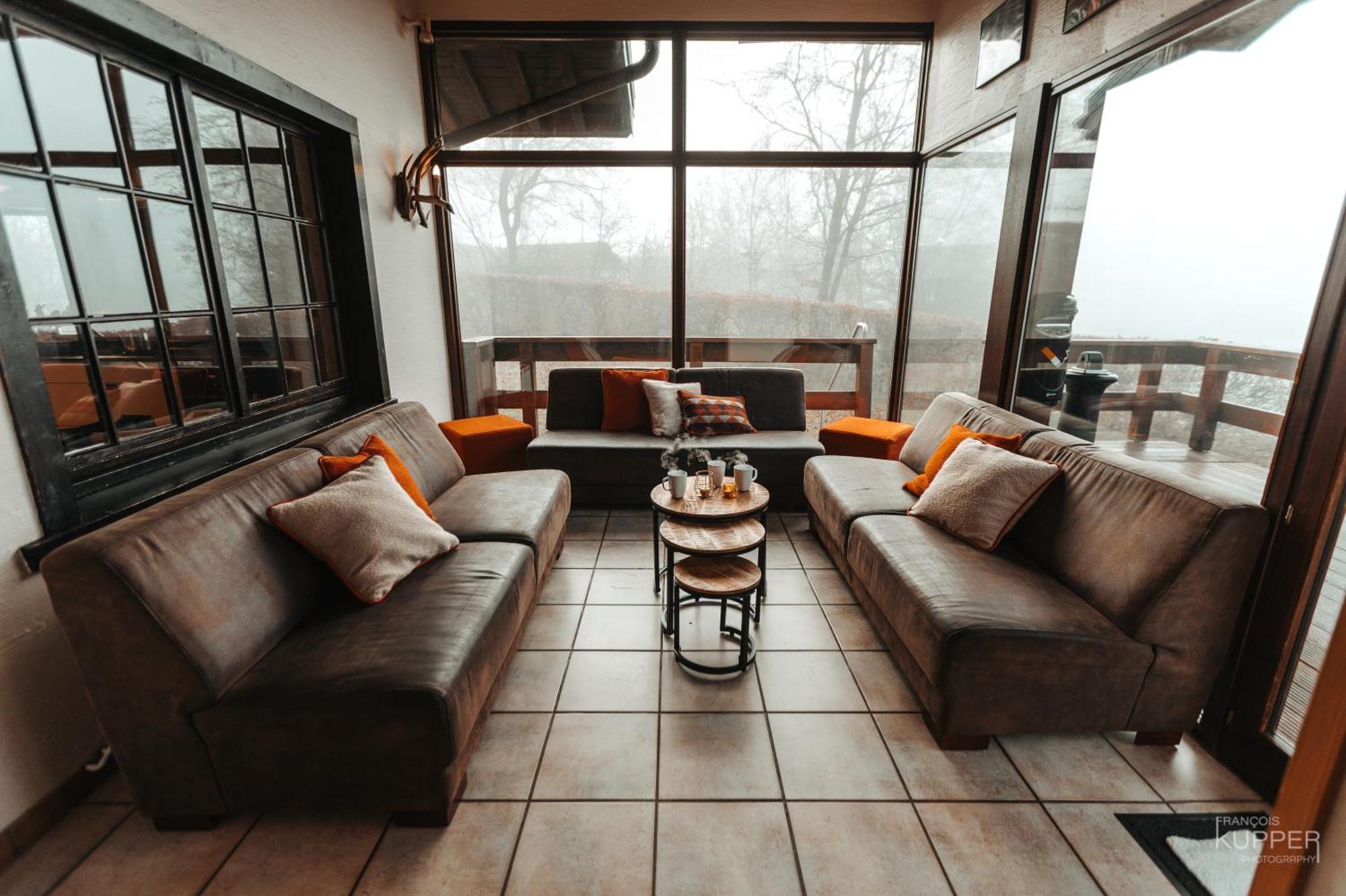 Le Grand Cerf 25 Pers, Malmedy- Chalet Rustique, Jardin 외부 사진